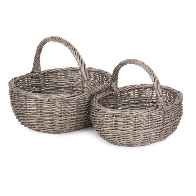 August Grove Wicker Box