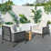 Hudson 3-Piece Patio Sets With End Table