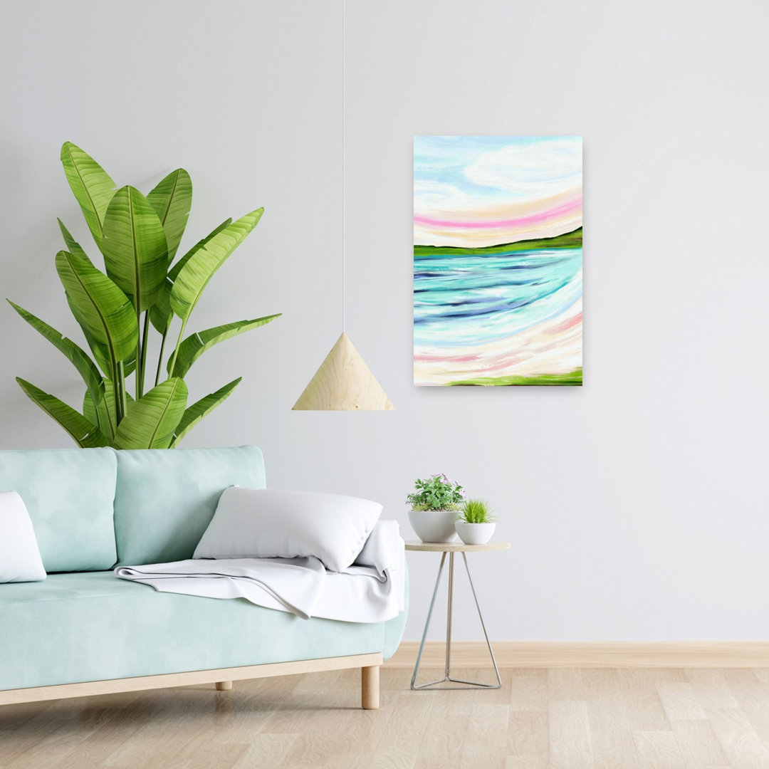 Landscape II Abstract Contemporary Peaceful Coastal Wall Art Print