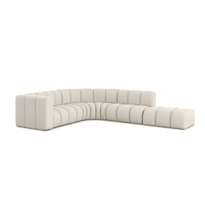 4 Seater Velvet Corner Sectional