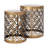 Crossley Iron Top End Table Set
