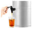 Distributeur de boissons en acier inoxydable de qualité commerciale 4 gallons avec robinet anti-goutte pour thé glacé, jus et café