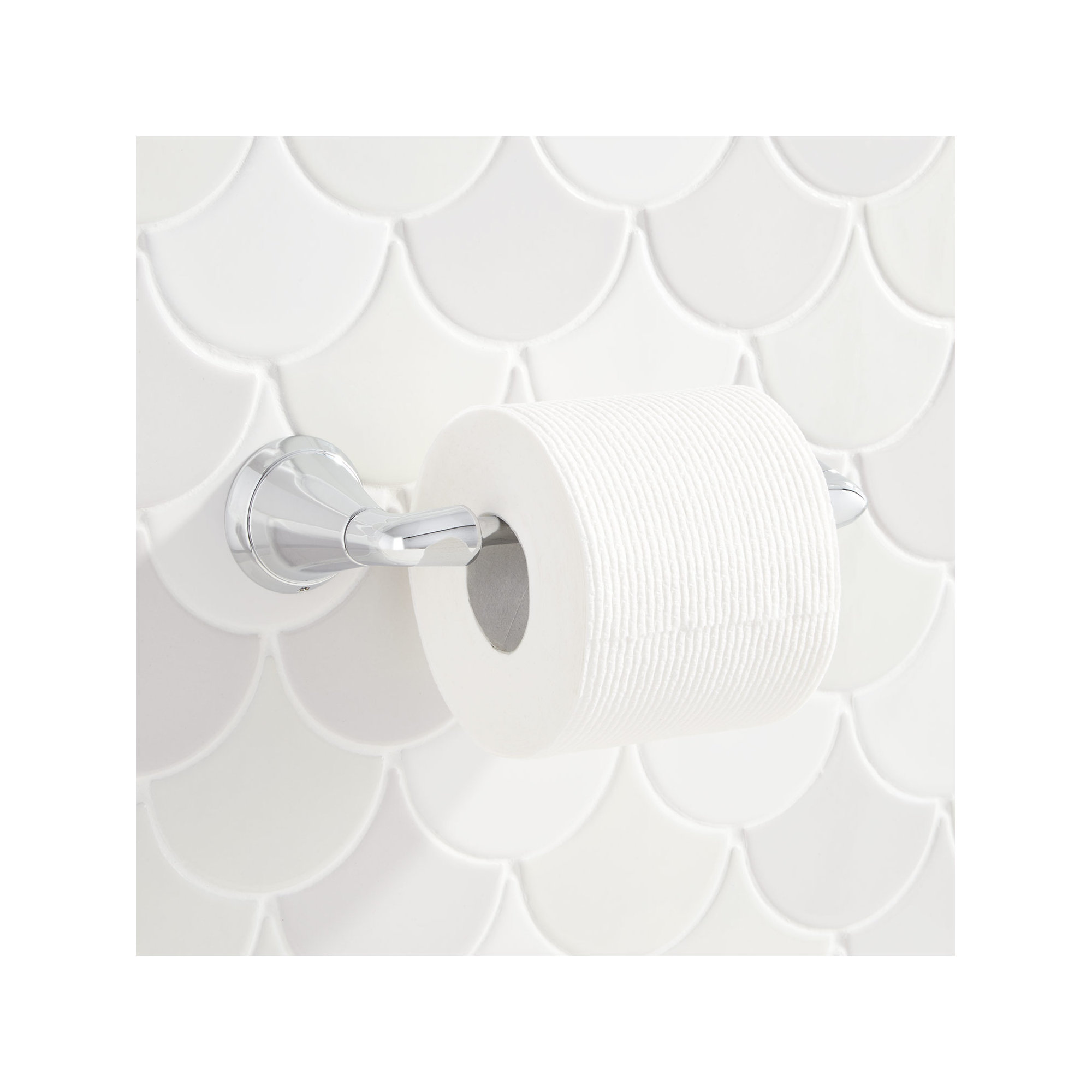 Provincetown Wall Mount Toilet Paper Holder, Chrome