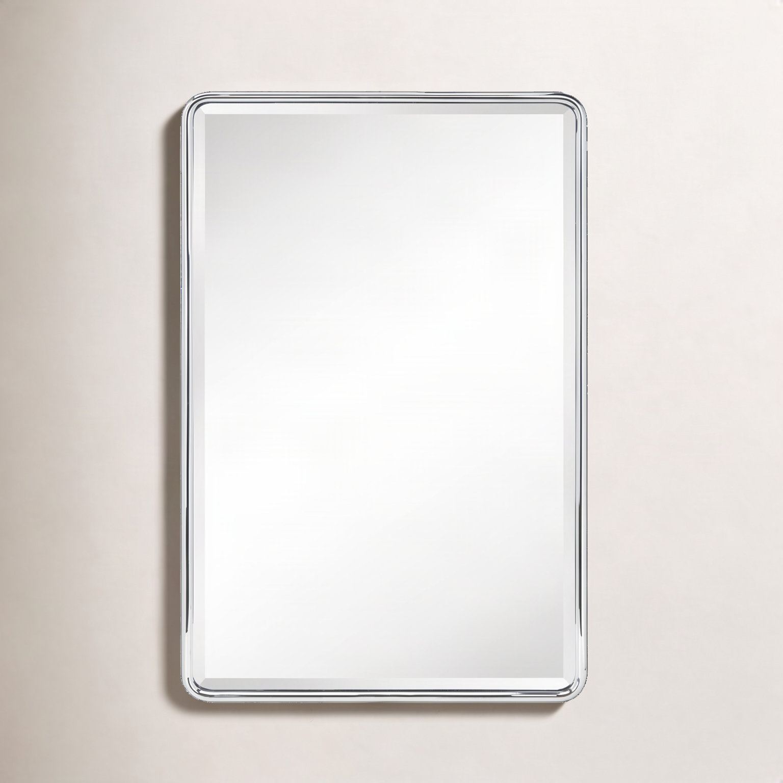 Recessed Medicine Cabinet, 24" H x 16" W, Chrome