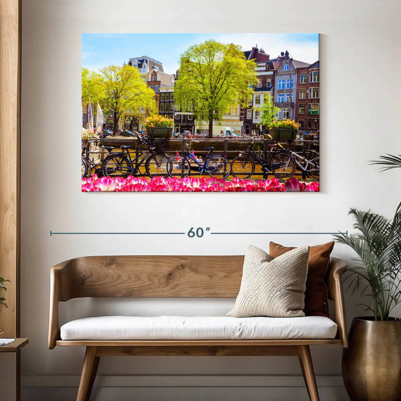 Sireci Amsterdam Bridge Scenery, 32" H x 48" W