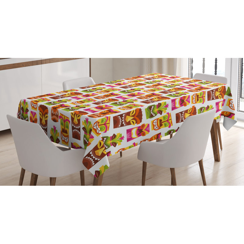 Geometric Tablecloth, 70" L x 52" W