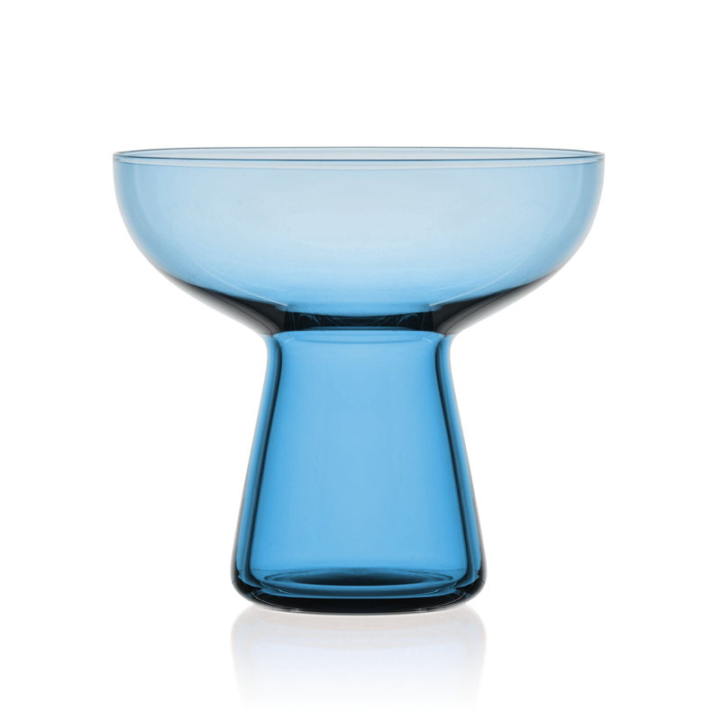 Phoebe 18 oz. Margarita Glasses, Blue