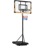 Yaheetech Height Adjustable Portable Metal Full-Size Basketball Hoop