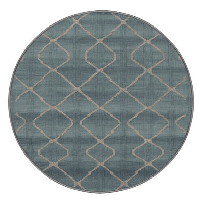 Tapis gris en treillis lavable à la machine