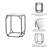 Huguley Glass Top Nesting Tables-1628265970