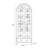 White Solid Wood+Glass Display Cases