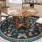 Floral Machine Washable Rug with Non-Slip Backing, Soft Thin Low Pile Non Shedding Floor Carpet, Indoor Foldable Printed Accent Mat for Living Room/Nursery/Bedroom-403651628