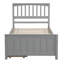 Lit plateforme simple avec deux tiroirs-1878886576