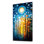 Blue Yellow Bronwen I – Moody Canvas Print, Nature Wall Art