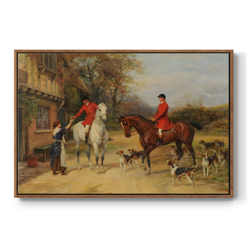 Animal rétro - X III, H 17 po x l 25 po x P 2 po, Toile encadrée noyer flottant