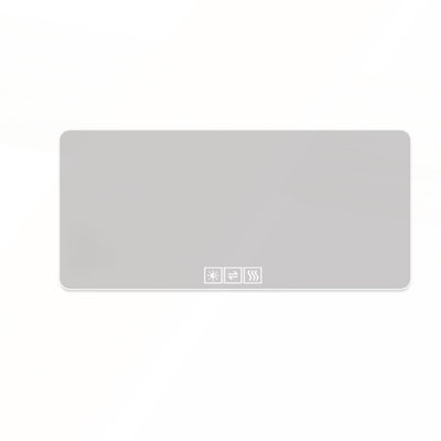 Corrosion-Resistant LED Bathroom Mirror with Three-Color Dimmable Backlight and One-Touch Defogging, 28*60in
