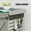Outsunny Wooden Garden Shed, Garden Tool Storage Shed, Double Doors, Grey