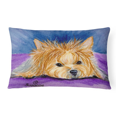 Yorkie Indoor/Outdoor Throw Pillow