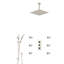 Ensemble de pomme de douche au plafond avec 6 jets de massage Reno