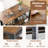 17 Stories 36" Tall 3-tier Bar Table With Storage Metal Frame Adjustable Foot Pads Grey-273701429