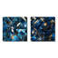 Contino - Ensemble de 2 collages carrés à formes abstraites-101860537-101860541