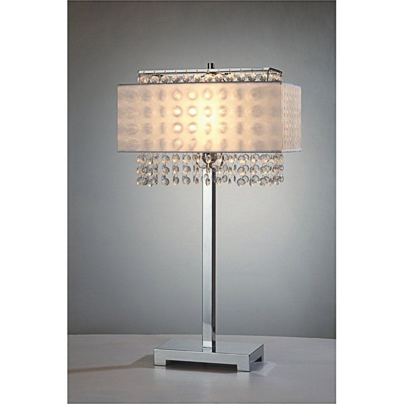 Lampe de table d'appoint en métal