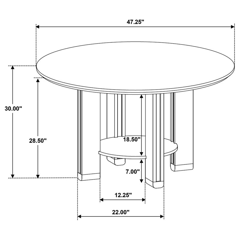 Table de salle à manger Crispin