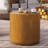 Round Outdoor Indoor Side Table, Modern Wood Grain Patio Stool, Sturdy MGO Waterproof, No-Assembly Required For Patio And Living Room (Wood Color)-1787551801