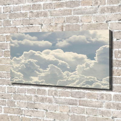 Clouds - No Frame Print on Glass