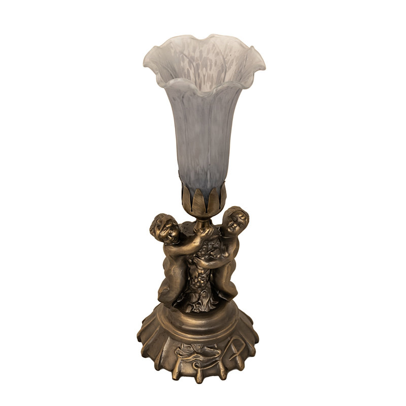 Cezara Torchiere Table Lamp, Gray