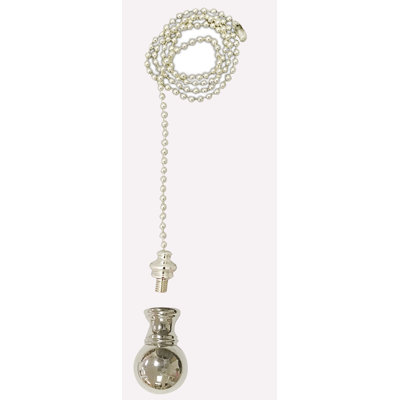 Small Ball Finial Ceiling Fan Pull Chain