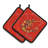 Caroline's Treasures Cotton Potholder Set