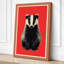 Bold Badger Modern - Wrapped Canvas-1707860616-1707860627