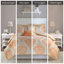 Ensembles de literie élégants orange, confort en microfibre de polyester, collection Home
