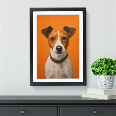 Jack Russell Contemporary - Framed Print