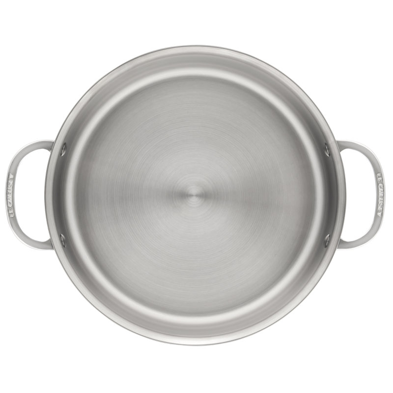 Le Creuset Stainless Steel 4.5 Qt. Rondeau with Lid
