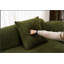 Méridienne courbée Compression avec méridienne moderne en chenille intérieure avec canapé-lit et coussin profond-1444809545