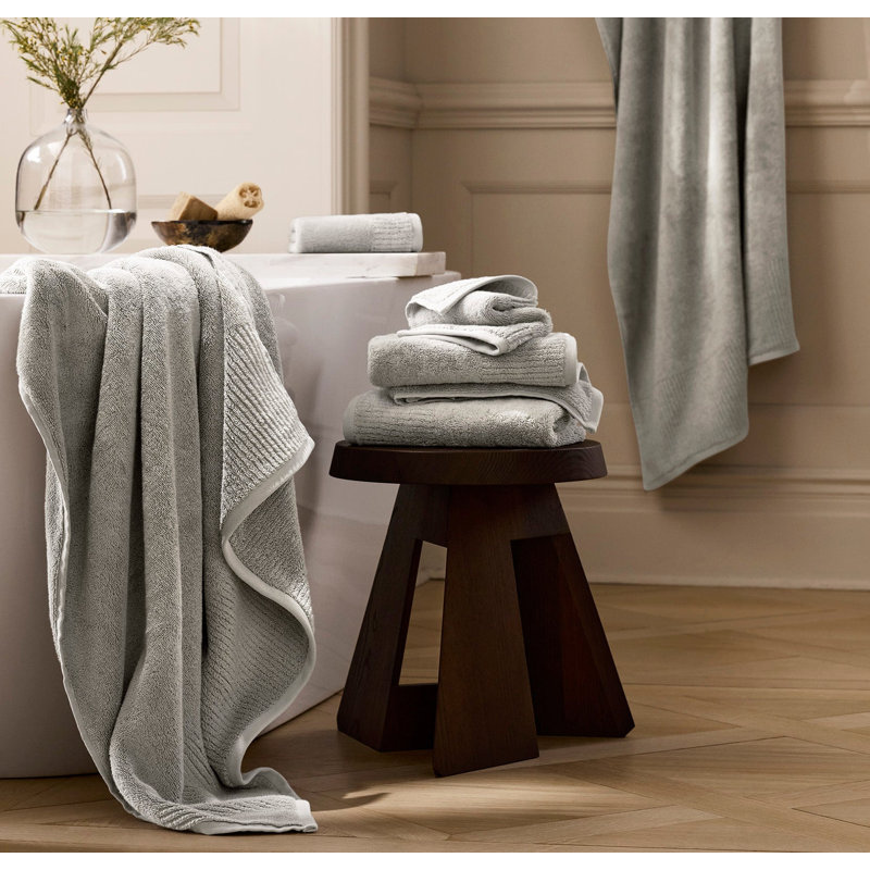 Turkish Ultra Plush, Pewter, Bath Sheet - 1 Pack