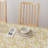 Rectangular Tablecloth, 100% Cotton, 60X104", Golden Dots-395061169