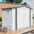 Metal Outdoor Storage Shed 8X6 Ft, Ideal For Pet Housing, - Rust, No Professional Help Assembly Can Transform Into A Mini Workshop, , Graphic Instructions-125302094