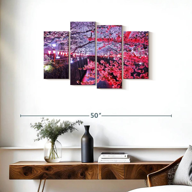Nicci Meguro River At Spring, 22" H x 36" W