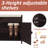 54.4" Shoe Bench with Lift Top Storage,Entryway Storage Bench with Cushioned Seat and 4 Doors-126415369