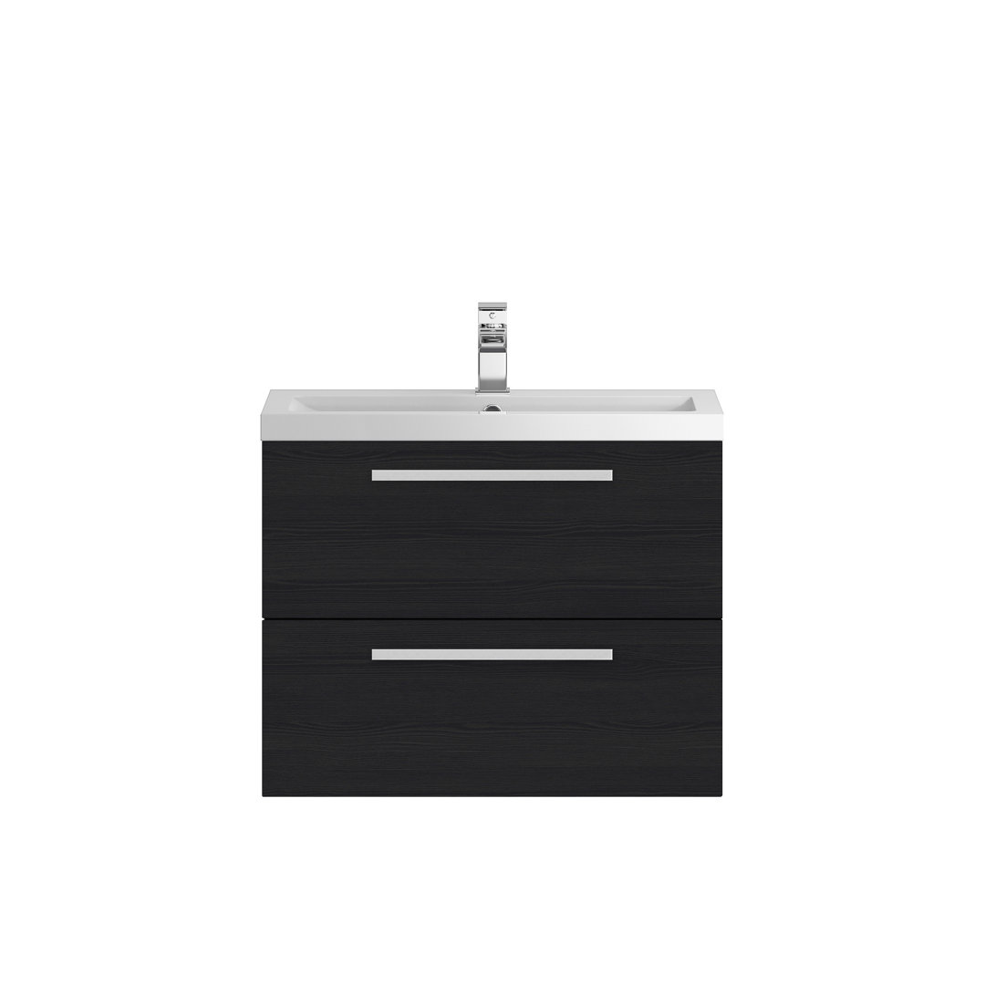 Quartet 720mm Single Bathroom Vanity with Integrated Polymarble Basin
