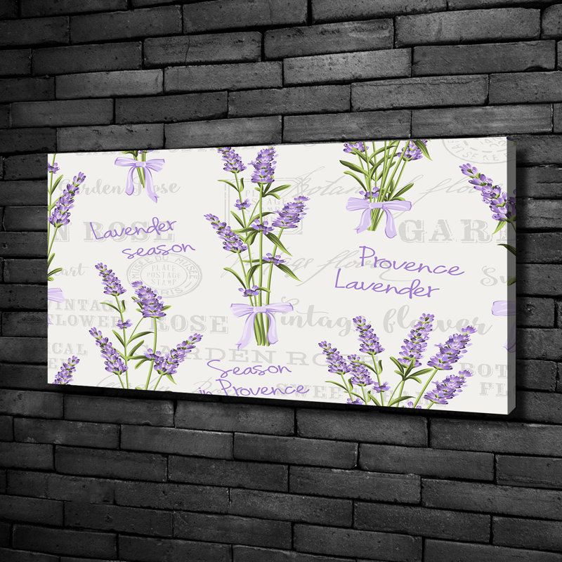 Lavender - No Frame Print on Canvas