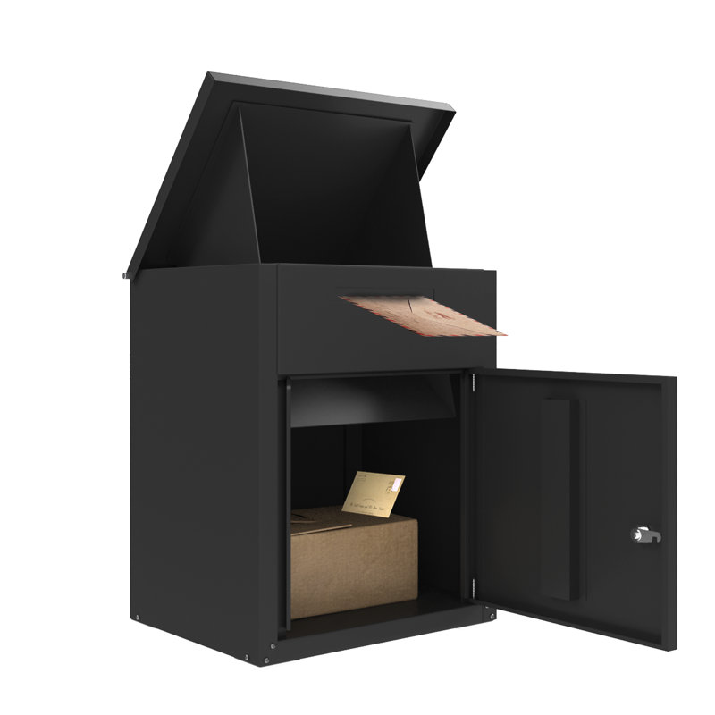 Boîtes de livraison express pour l'extérieur, Noir, H 21,6 po x l 17,7 po x P 13,7 po