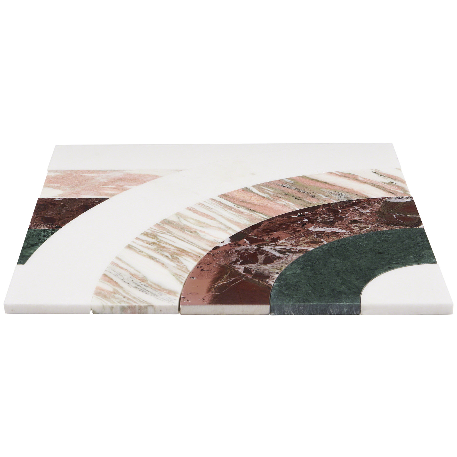 Elizabeth Sutton 2" x 12" Marble Tile, Passion