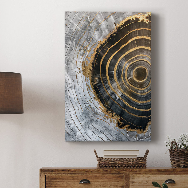 ABSTRACT Series CCLXXXIV -Custom Wrapped Gallery Cavas, 18" H x 12" W