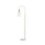 Lampe sur pied arquée Marc avec base en marbre