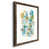Papier, cadre noyer