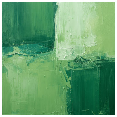 Tapis de bain vert texturé abstrait